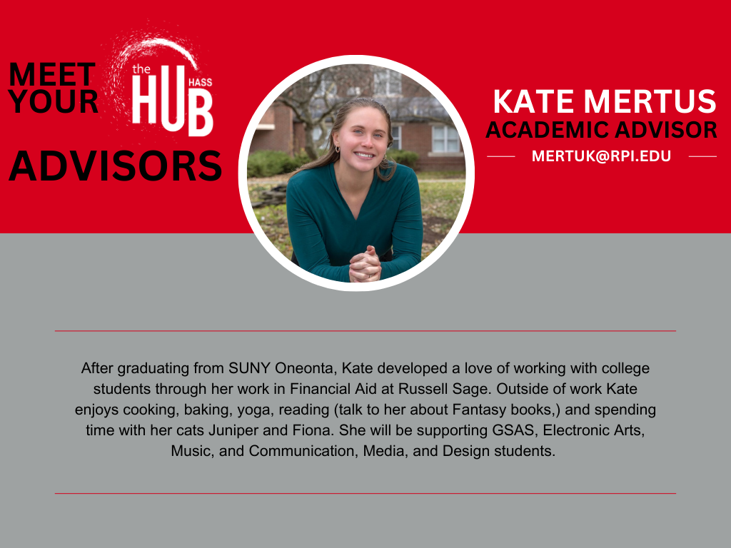 Kate Mertus HASS Advisor