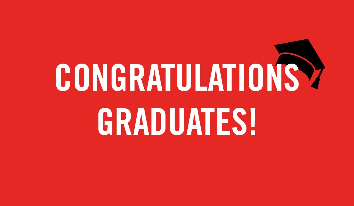 Congratulations Graduates!