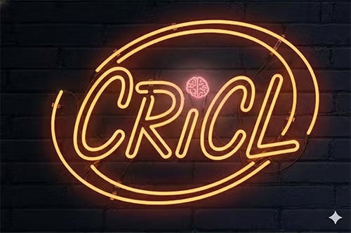 encircled letters C, R, I, C, L outlined in glowing orange lines 