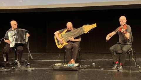 The Antiphon Trio playing in concert